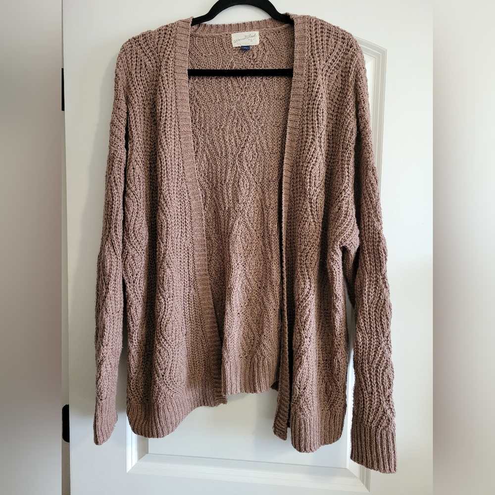 Beautiful knit brown cardigan